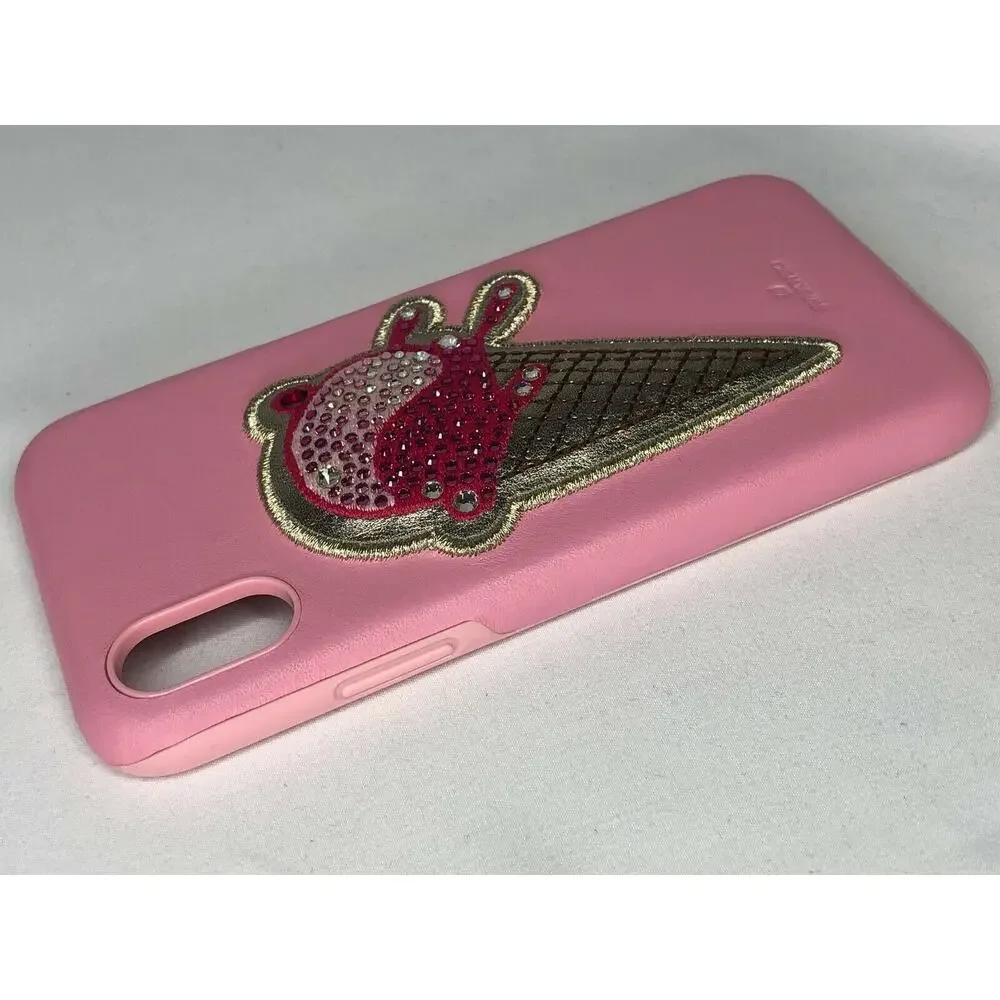 Swarovski Ice Cream  iPhone XS / X Case pink